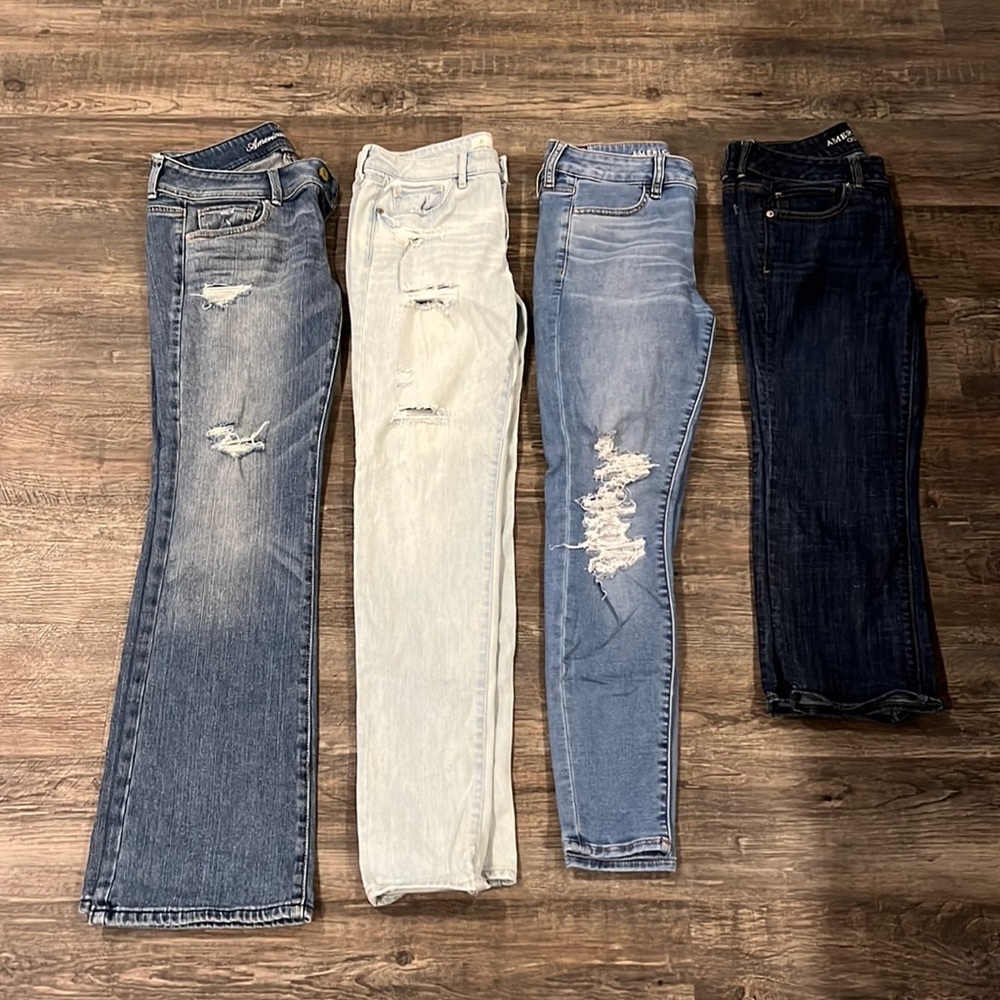 Lot of jeans